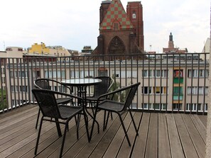 Gallery Apartment, 1 Bedroom (Wita Stwosza 15 Street no 6) | Terrace/patio - Lucky Apartments - Old Town (Wroclaw)