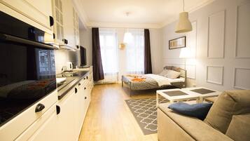 Desk, iron/ironing board, free WiFi