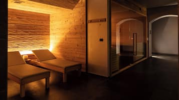 Sauna, hot tub, steam room