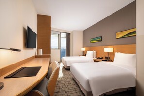 Room, Multiple Beds, Lake View | 1 bedroom, premium bedding, down duvets, pillow-top beds - Hyatt Place Yinchuan Yuecaicheng (Yinchuan)