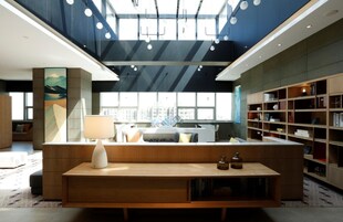 Sala de estar en el lobby