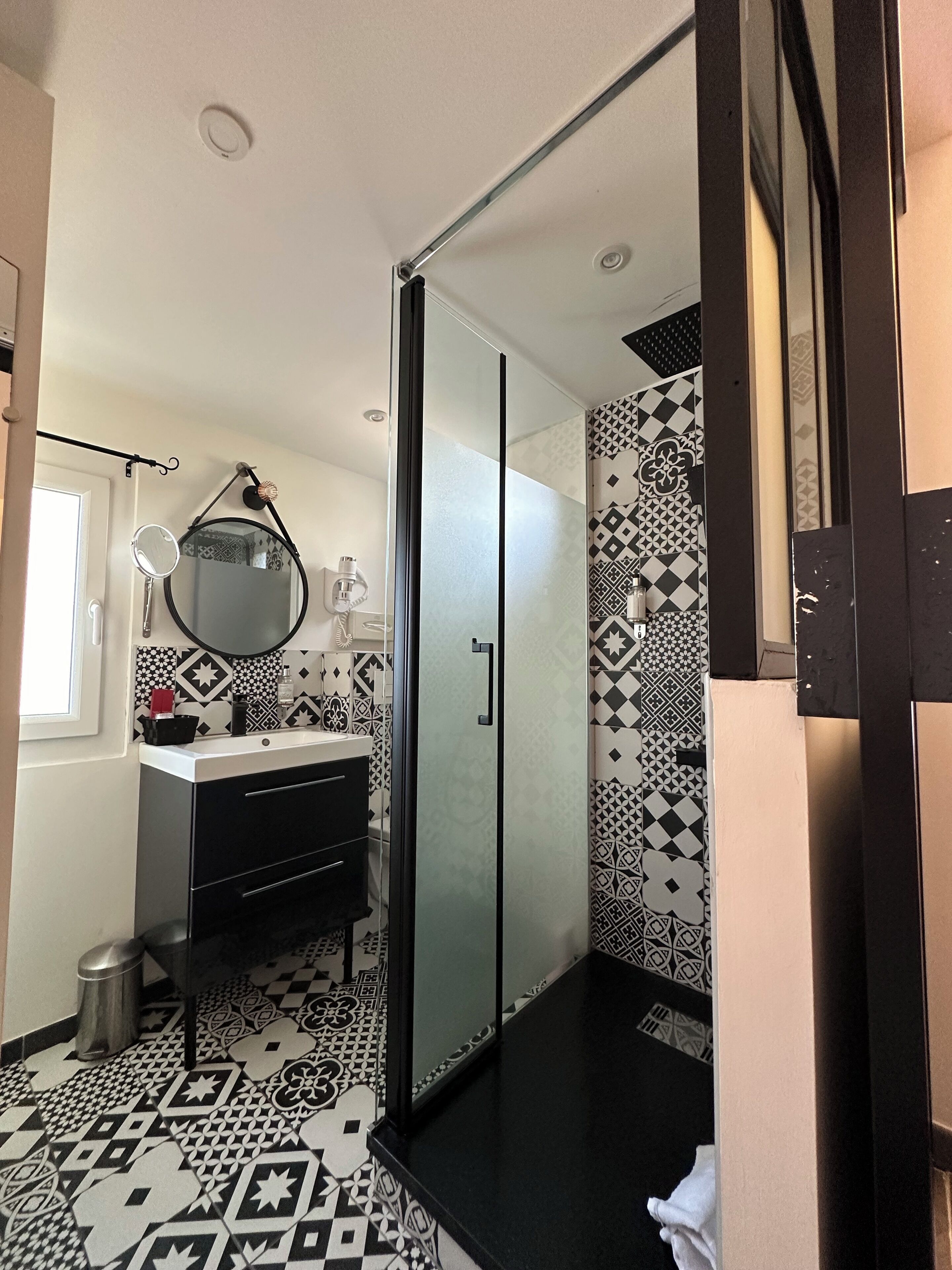 comfort room, terrace | bathroom | free toiletries, hair dryer, towels, soap