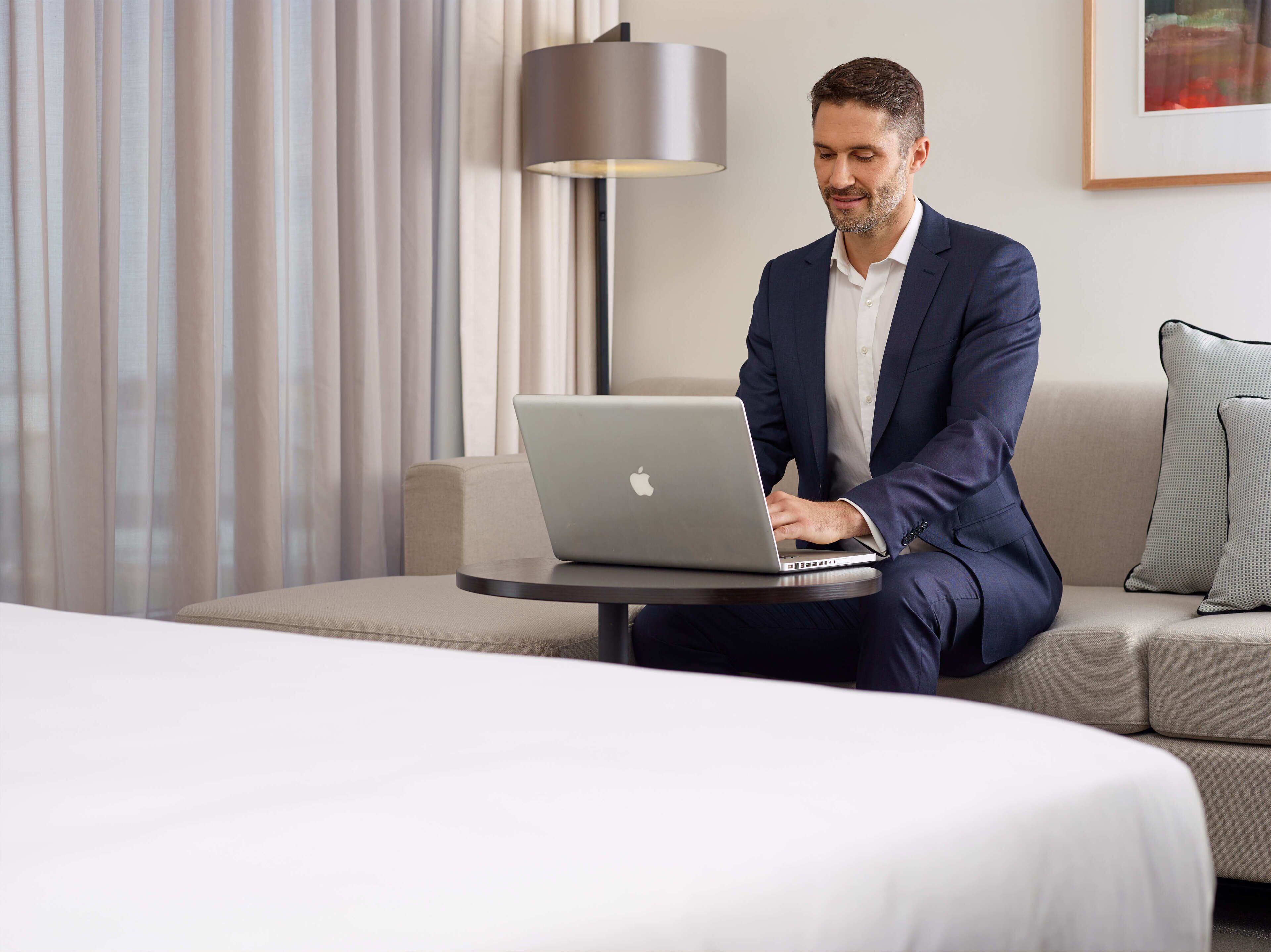 city view king room | hypo-allergenic bedding, in-room safe, desk, blackout curtains