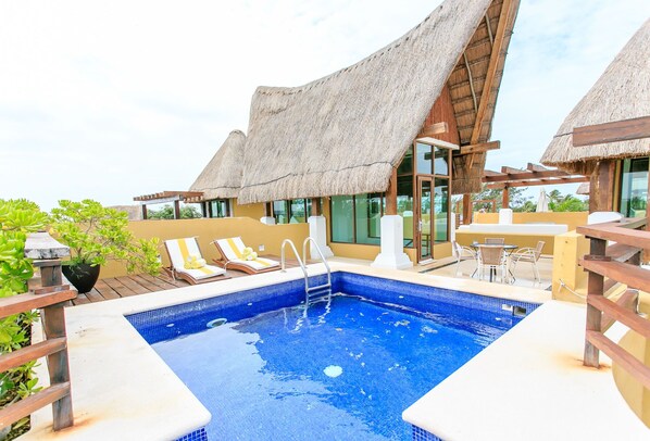 Luxury Penthouse, 2 Bedrooms, City View | Pool | Outdoor pool - Pueblito Escondido By Playa Moments (Playa del Carmen)