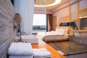 全景頂層客房, 露台, 高層 | 1 間睡房、迷你吧、獨特設計、獨特裝修