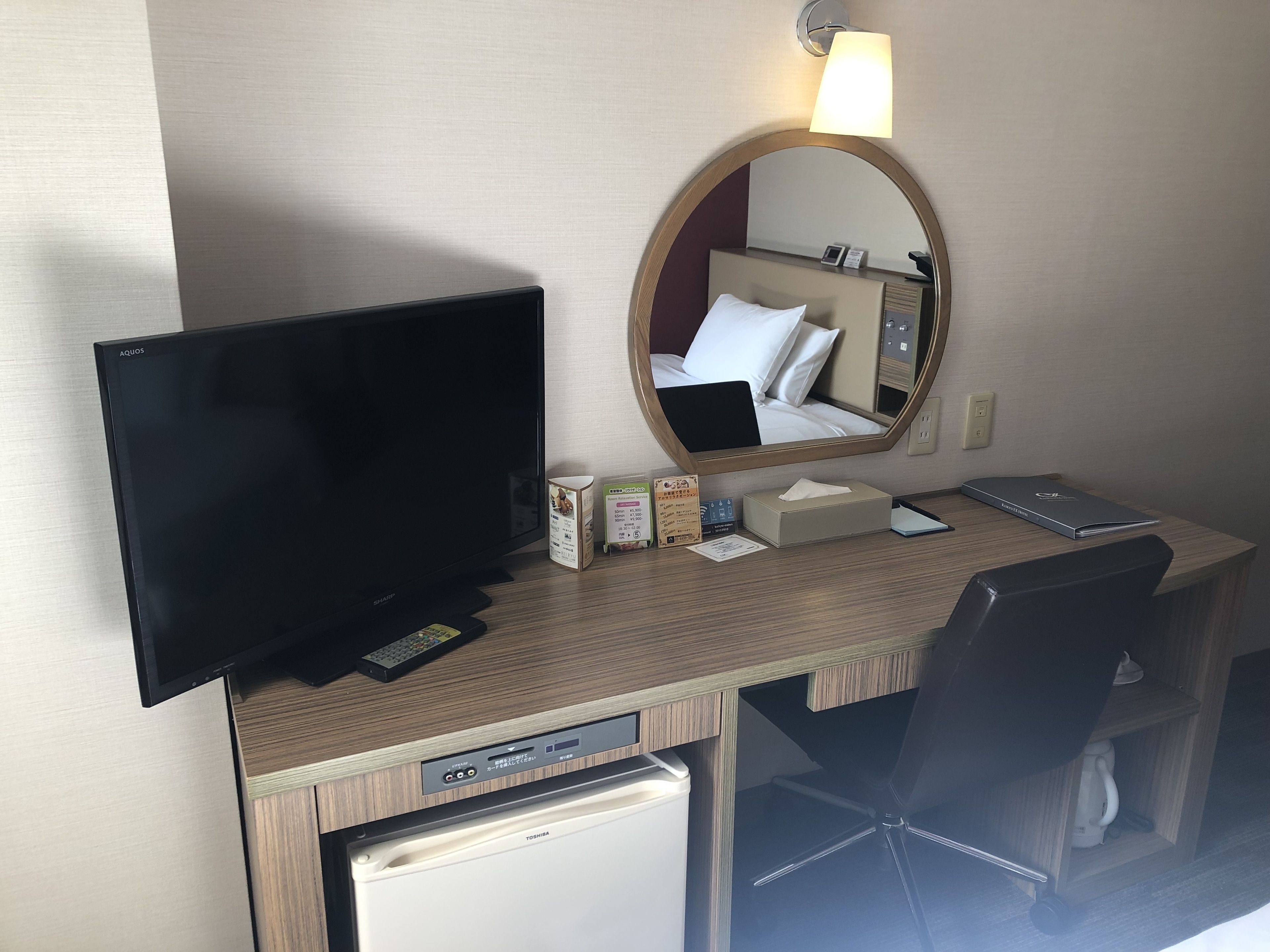 desk, blackout curtains, iron/ironing board, free wifi