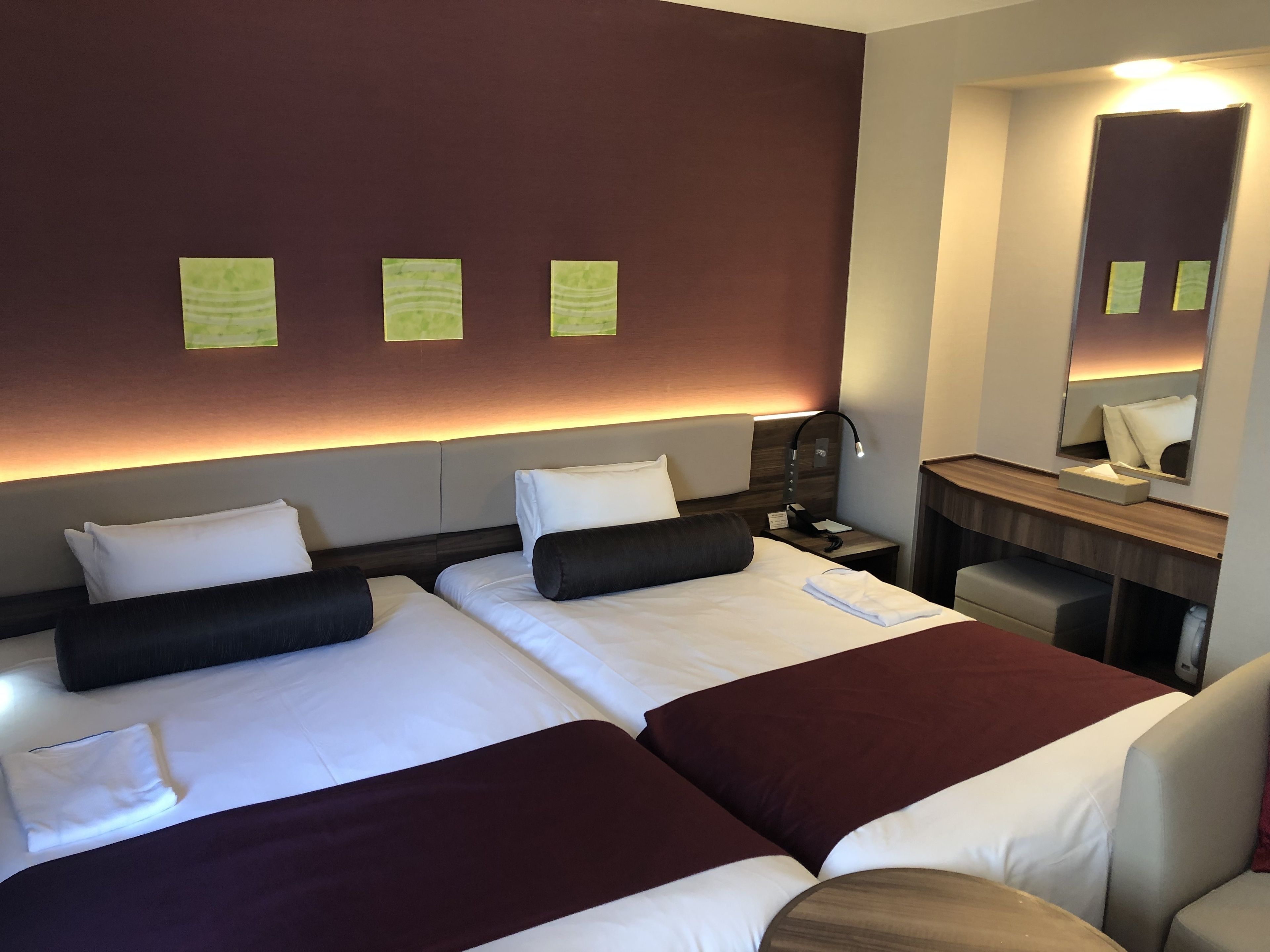 desk, blackout curtains, iron/ironing board, free wifi