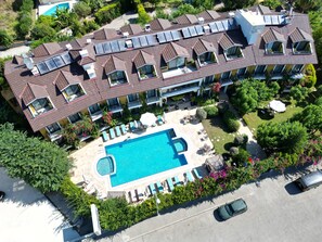 Blick vom Balkon