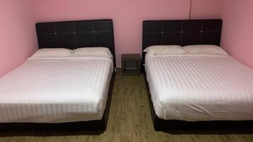 Desk, iron/ironing board, free WiFi, bed sheets