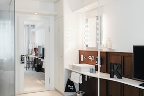 Ducha, cabezal de ducha tipo lluvia, artículos de tocador de diseñador