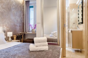 Standard Double Room | Premium bedding, minibar, in-room safe, laptop workspace - Central Pearl by Nono Ban (Split)