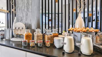 Daily buffet breakfast (EUR 15 per person)