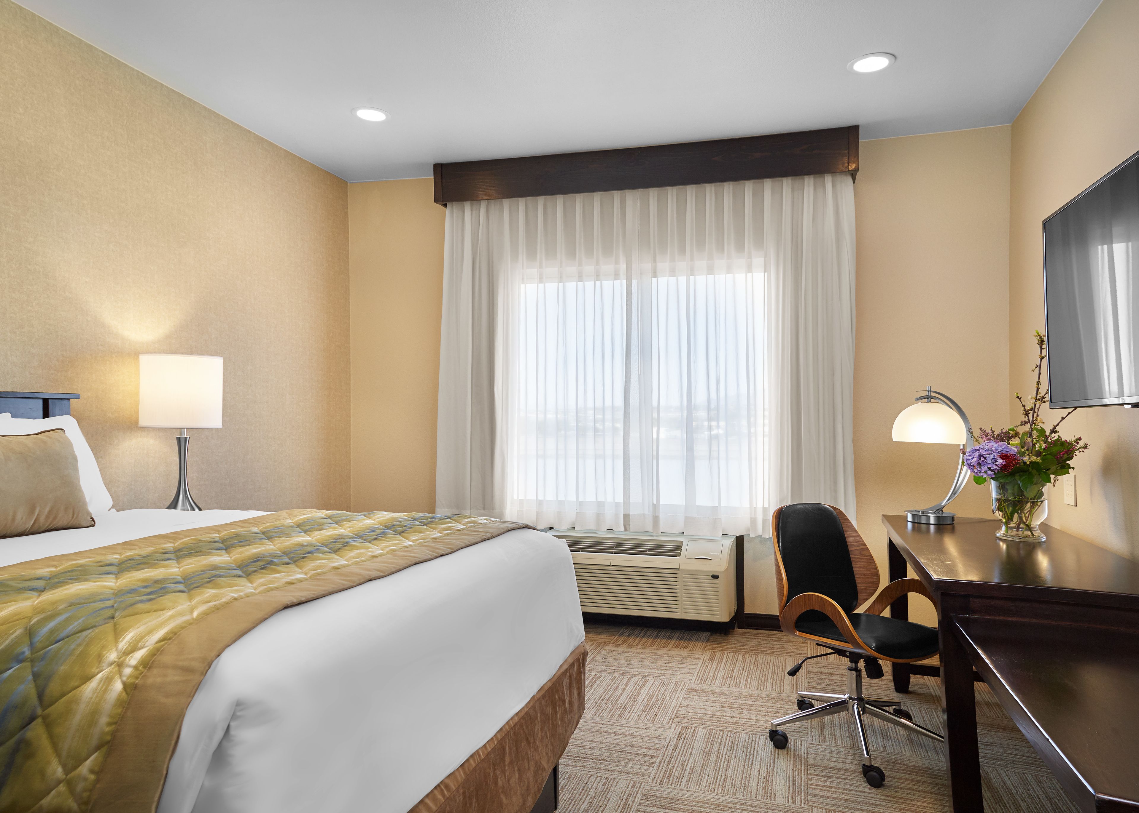Premium bedding, in-room safe, desk, iron/ironing board