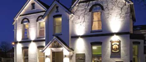 Front of property - evening/night