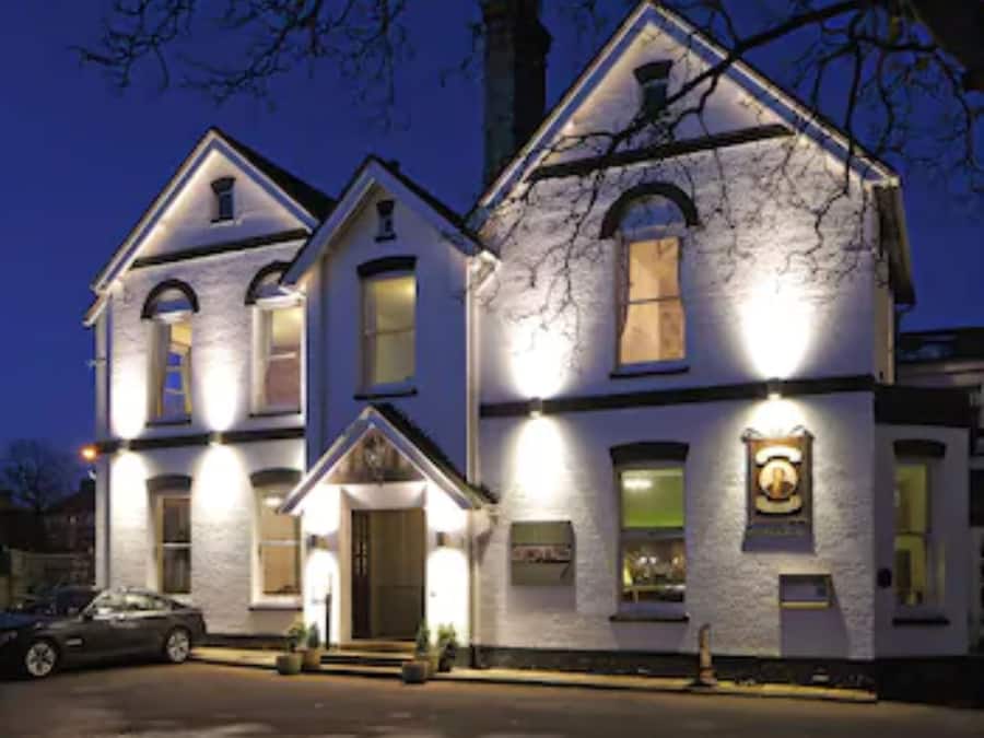 Front of property - evening/night