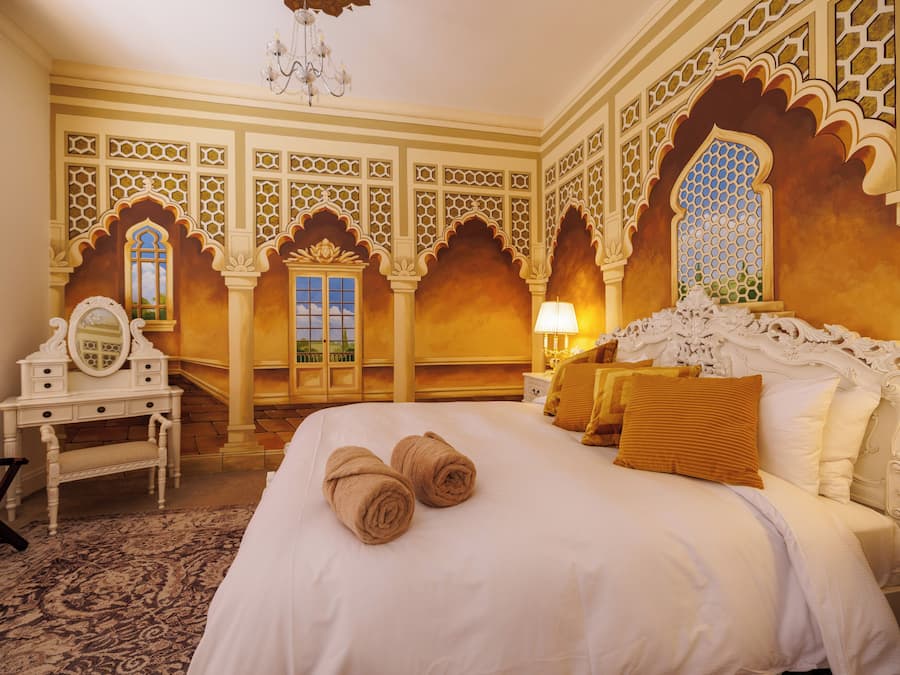 Premium bedding, memory-foam beds, individually decorated