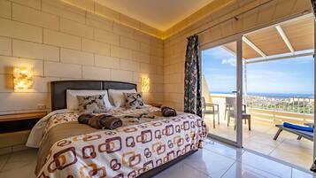 Superior Room, Terrace, Sea View | In-room safe, iron/ironing board, free WiFi, bed sheets