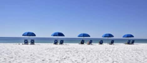 Beach nearby, white sand