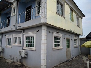 Fassade der Unterkunft