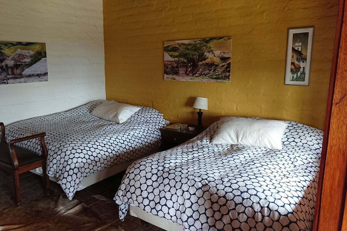 1 quarto, edredons de pluma