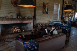 Sala de estar en el lobby