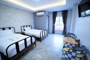 Standard Twin Room | Frigobar, camas extras/dobráveis (sobretaxa), Wi-Fi de cortesia