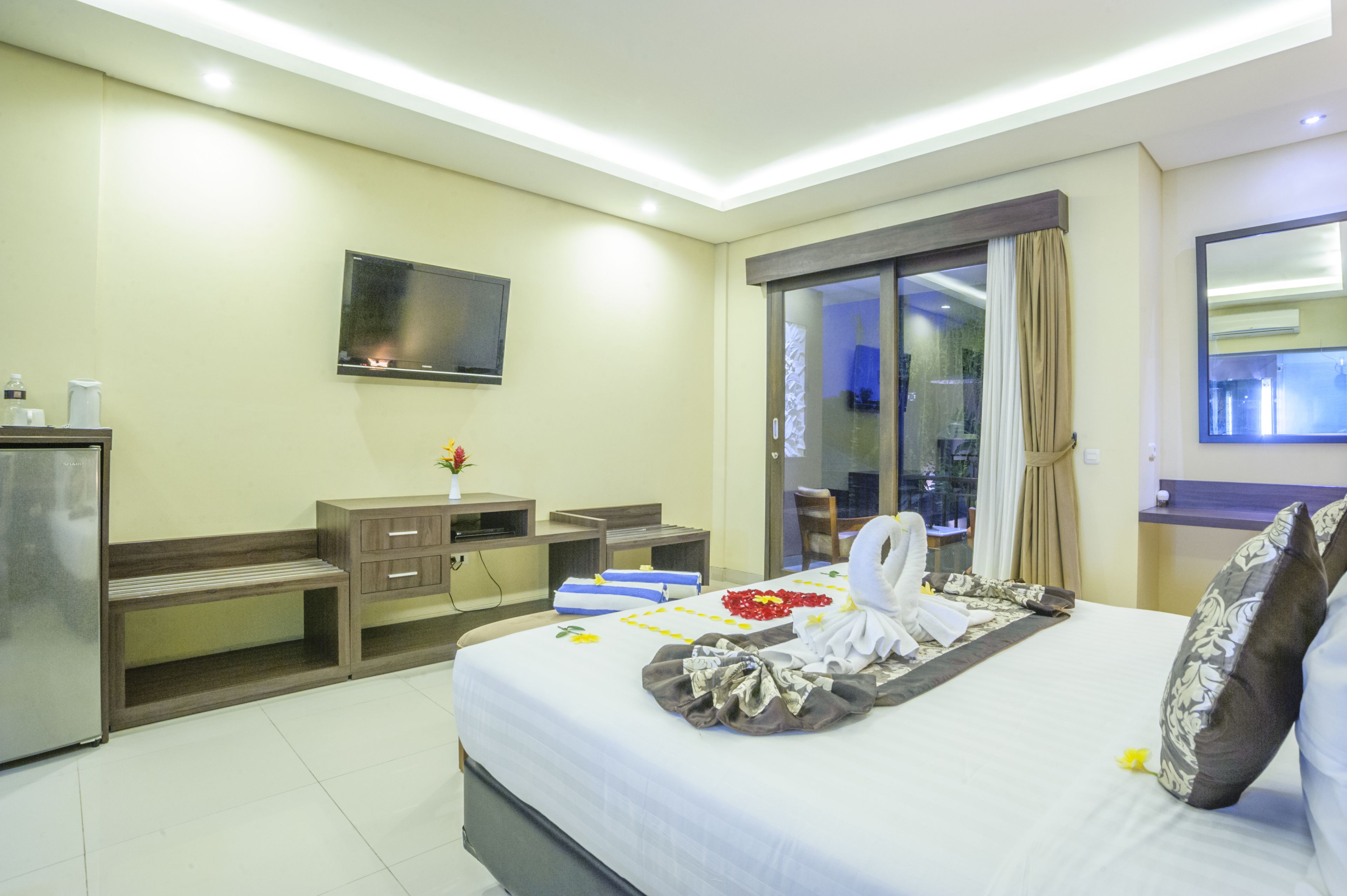 in-room safe, desk, blackout curtains, iron/ironing board