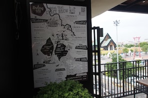 A map of local Thai craft beers with descriptions and prices. - Chingcha Bangkok - Hostel (Bangkok)