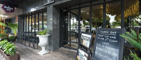 Entrée de l’hébergement