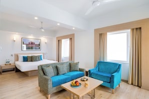 Executive Suite, 1 Bedroom, City View | 1 bedroom, minibar, in-room safe, desk - Red Fox by Lemon Tree Hotels, Sector 60, Gurugram (Sohna)
