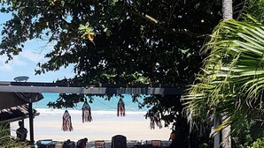 A pool area with clear water, lounge chairs, and a view of the beach. - 15 Palms Beach Resort (Ko Chang)