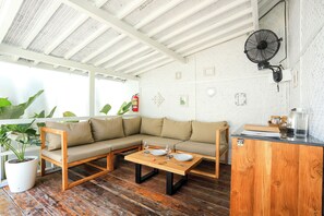 Habitació doble Comfort, 1 dormitori, piscina privada | Terrassa o pati