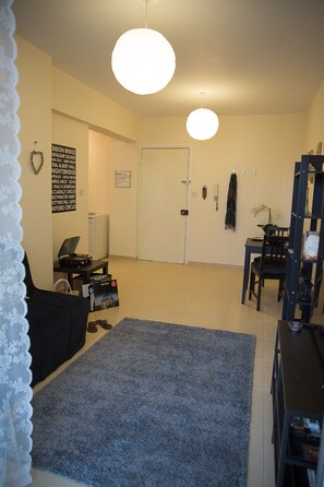 Comfort Apartment, 1 Double Bed, Terrace, City View | Living area - Paphos Love Shack Apartment (Paphos)