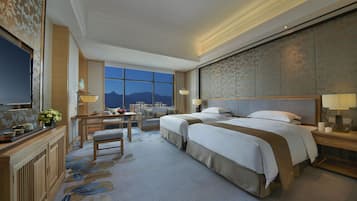 Minibar, in-room safe, desk, blackout drapes