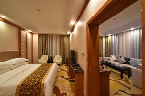 In-room safe, desk, blackout curtains, iron/ironing board