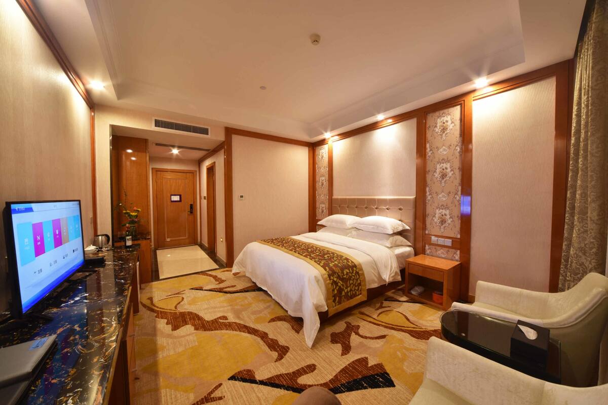 In-room safe, desk, blackout curtains, iron/ironing board