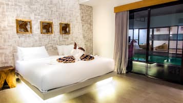 Villa, 3 Bedrooms, Private Pool | Premium bedding, minibar, in-room safe, desk