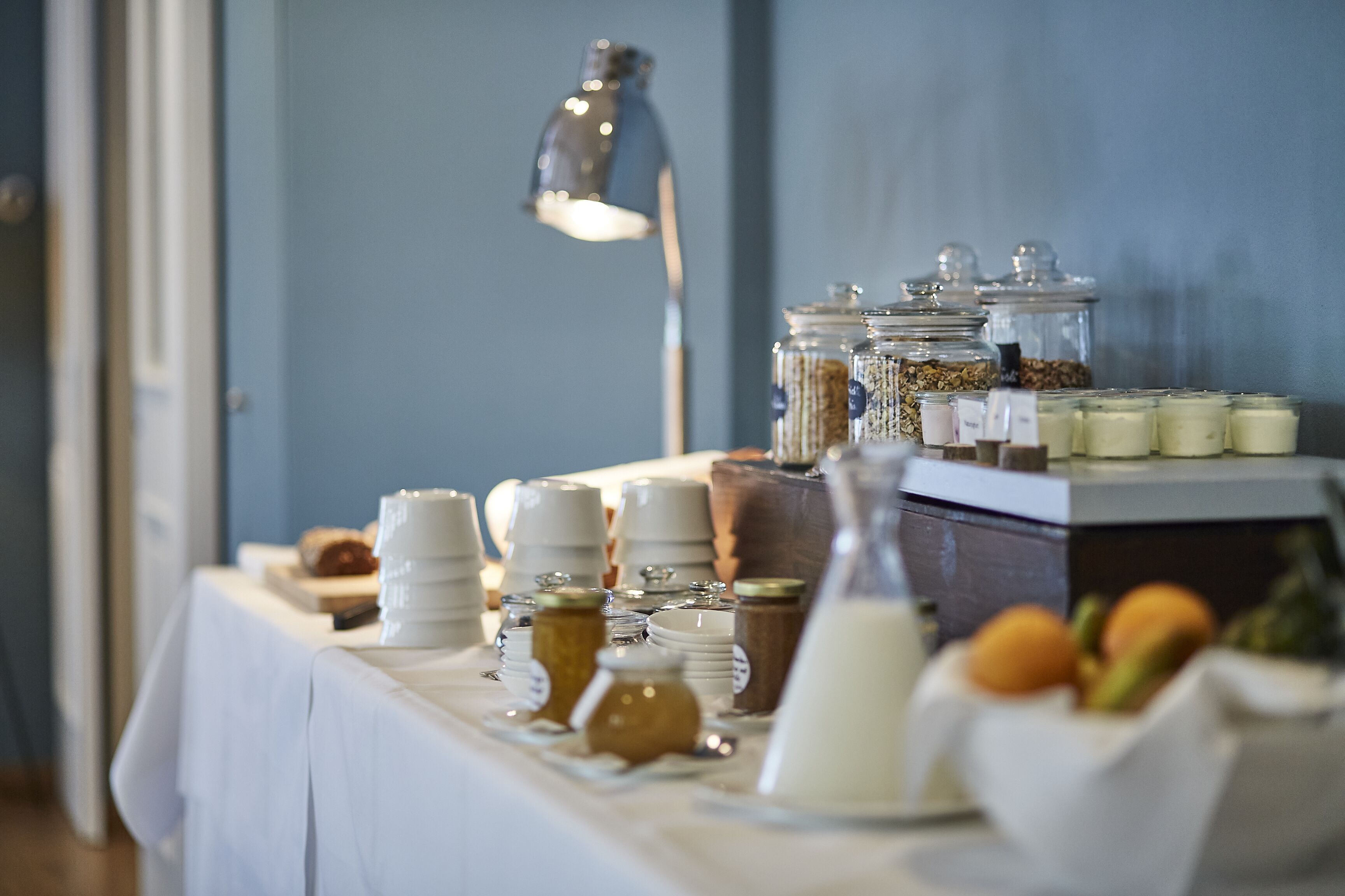 daily buffet breakfast (eur 19 per person)