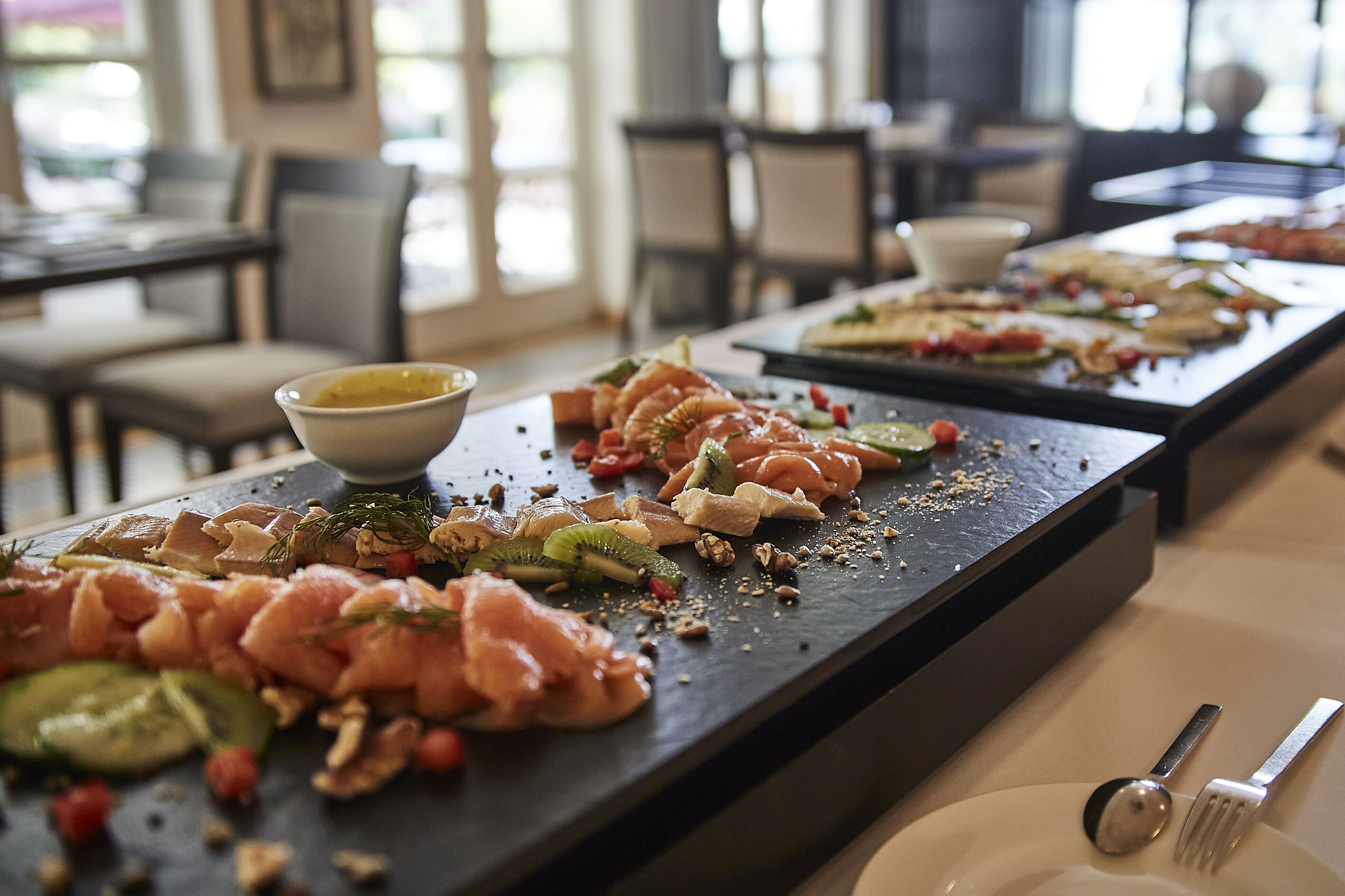 daily buffet breakfast (eur 19 per person)