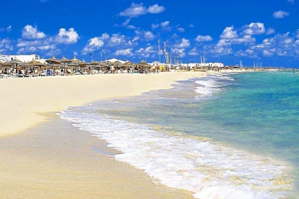 Beach nearby, white sand