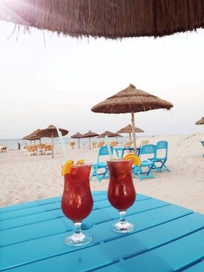 Beach nearby, white sand