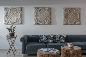 Sitteområde i lobbyen