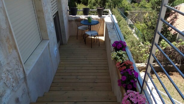 Terrace/patio - Jerusalem Mountains Apartment (Har Adar)