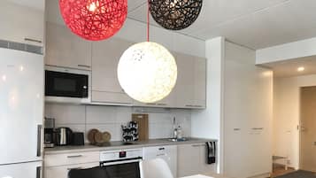 Appartement Deluxe, sauna, vue lac (A 23) | Cuisine privée