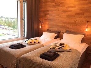 Superior Apartment, Courtyard Area (A 15) | 1 bedroom, desk, laptop workspace, soundproofing - The Harbour Apartments (Jyväskylä)