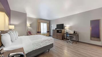 Desk, soundproofing, iron/ironing board, free WiFi