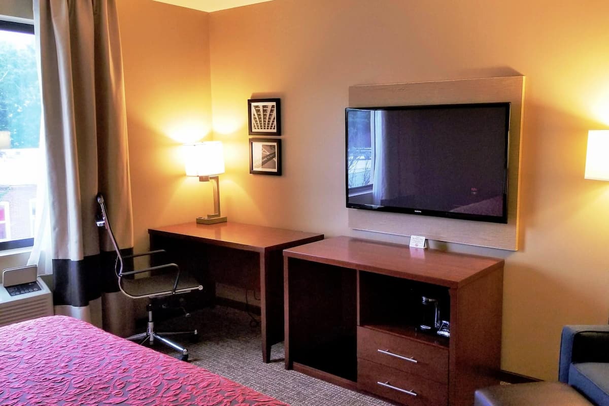 客房, 1 张大床, 无烟房 | 1 多间卧室、客房内保险箱、办公桌、笔记本电脑工作区