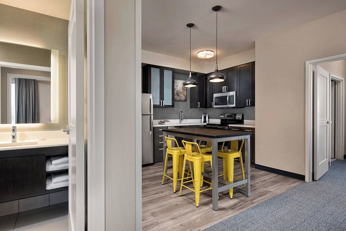 desk, laptop workspace, iron/ironing board, free cots/infant beds