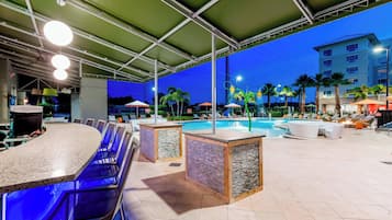 Pool views, open selected days