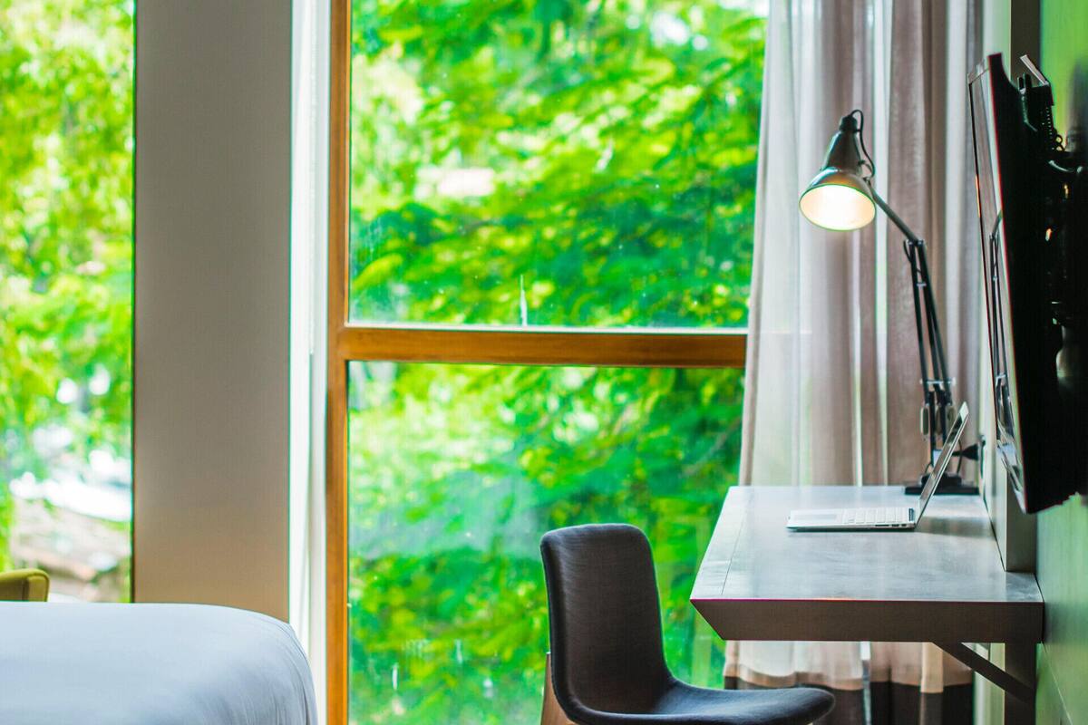 Minibar, in-room safe, desk, blackout curtains